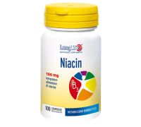 Longlife Niacin integratore per il colesterolo 10 compresse