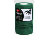 Vetrap fascia elastica per bendaggio coesivo per cavalli colore verde 5cm