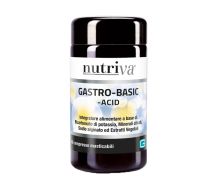 Nutriva gastro-basic acid integratore per apparato digerente 60 compresse masticabili