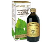 Gemmo 10+ linfa di betulla bianca integratore drenante contro gli inestetismi della cellulite 200ml