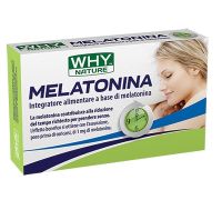 Why Nature Melatonina integratore per il sonno 80 compresse