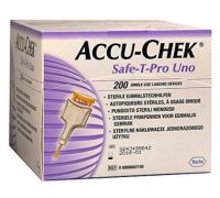 Accu-Chek Safe T-Pro Uno lancette pungidito 200 pezzi