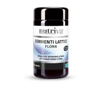 Nutriva Fermenti Lattici Flora integratore per l'equilibrio della flora intestinale 50 compresse