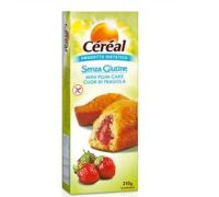 Cereal senza glutine mini plumcake cuor di fragola 210 grammi