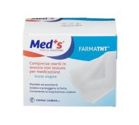 Med's Farmatnt compresse di garza sterile in tessuto non tessuto 10 x 10cm 16 pezzi