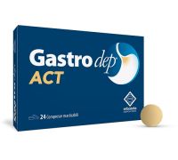 Gastrodep act integratore per apparato digerente 24 compresse masticabili