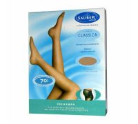 Sauber Linea Charme 18-22 mmhg collant maglia liscia 140 denari colore neutro beige taglia 3