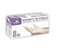 Alvita guanti in vinile senza polvere taglia m 100 pezzi