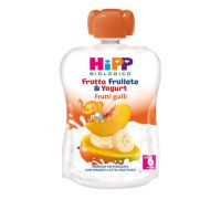 Hipp Biologico Frutta Frullata & Yogurt gusto frutti gialli 90 grammi