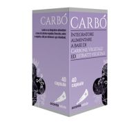 Carbò integratore per il gonfiore intestinale 40 capsule