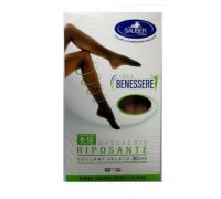 Sauber Linea benessere 8-12 mmhg collant velato colore camel taglia 5