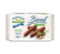 Happy Farm biscotto nocciola senza glutine 120 grammi