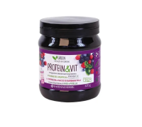 Protein & Vit integratore proteico con vitamine gusto frutti di bosco polvere orale 320 grammi
