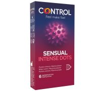 Control Sensual Intense Dots profilattici 6 pezzi