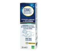 Sonno Regularis integratore per ridurre il tempo di addormentamento aroma menta spray orale 20ml