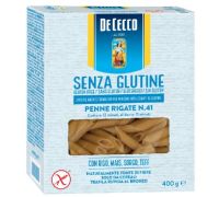 De Cecco senza glutine penne rigate n.41 400 grammi