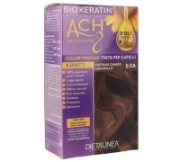 Biokeratin Ach 8 tinta per capelli 5/ca castano chiaro caramello