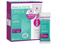 Pancia Piatta Dren integratore drenante gusto frutti di bosco 14 bustine + fango Mad Mud Dren 100ml