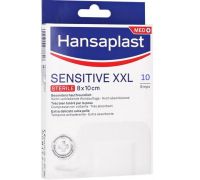 Hansaplast Sensitive xxl 8 x 10cm cerotto delicato 10 pezzi