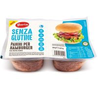 Doria senza glutine panini hamburger 4 x 75 grammi