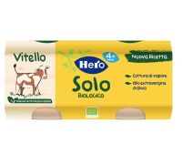 Hero Solo 100% biologico vitello omogeneizzato 2 x 80 grammi