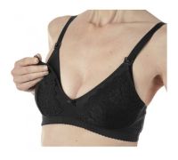 Mammy reggiseno per allattamento in cotone colore nero taglia 3D