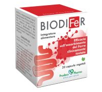 Biodifer integratore per stanchezza e affaticamento 20 capsule vegetali