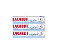 Lacalut multi effect plus 5 in 1 dentifricio tris 3 x 75ml