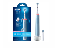Oral-B Pro 3 spazzolino elettrico blu + 2testine di ricambio