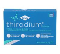 Thirodium 50mcg integratore per la tiroide 30 capsule molli
