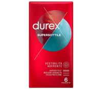 Durex Supersottile vestibilità aderente 6 profilattici