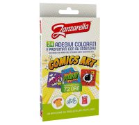 Zanzarella adesivi colorati e profumati con oli essenziali 24 pezzi