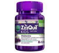 Vicks Zzzquil Kids Natura integratore per il riposo notturno 30 pastiglie gommose