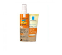 La Roche posay Anthelios Uvmune Spf 50+ bambini spray 200ml + Lipikar olio lavante 100ml