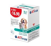 Active Pet Relax mangime complementare per favorire il rilassamento di cani e gatti 30 compresse appetibili