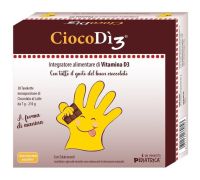 CiocoDì3 inegratore di vitamina D gusto cioccolato 30 tavolette