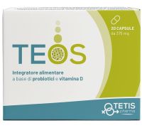 Teos integratore di probiotici e vitamina D 20 capsule