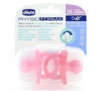 Chicco physioforma succhietto soft in silicone rosa 16-36 mesi 2 pezzi
