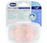Chicco Physioforma gommotto in silicone rosa 2-6m 2 pezzi
