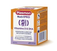 Plasmon NutriPro Vitamina D e DHA integratore di vitamina per lattanti e bambini 8,5ml
