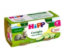 Hipp biologico coniglio con verdure omogenizzato 2 x 80 grammi