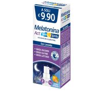 Melatonina Act Forte integratore per il riposo notturno spray orale 15ml