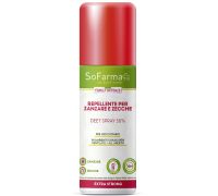 Sofarma+ repellente per zanzare e zecche extra strong 50% 75ml