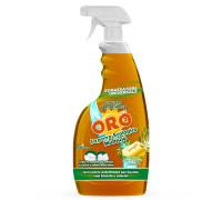 Oro sapone ecologico multiuso per tutte le superfici e pretrattante per colletti e polsini spray 750ml 