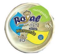 Royal Microonde piatti fondi in plastica riutilizzabili 45 pezzi