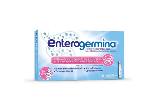 Enterogermina 2 miliardi/5ml fermenti lattici 20 flaconcini 5ml