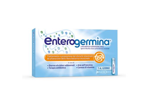 Enterogermina 4 miliardi/5ml fermenti lattici 20 flaconcini 5ml