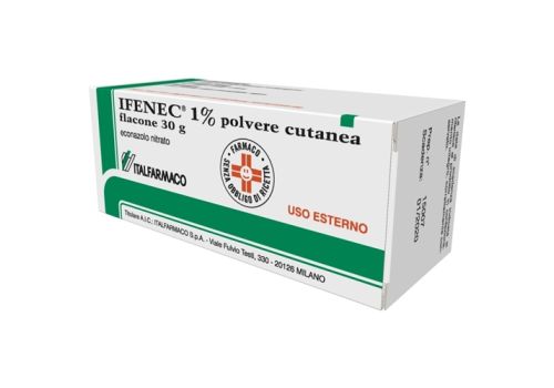 Ifenec 1% polvere cutanea per infezioni micotiche 30 grammi