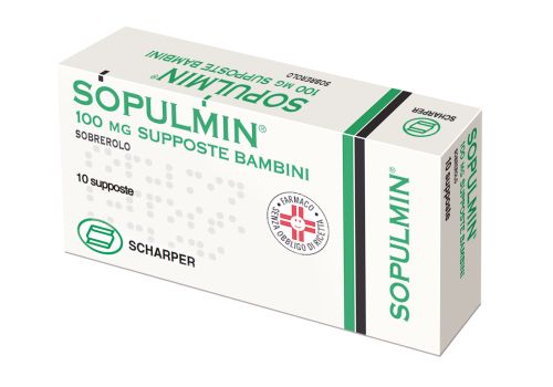 SOPULMIN*BB 10SUPP 100MG