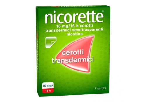 Nicorette nicotina 10mg/16h 7 cerotti transdermici